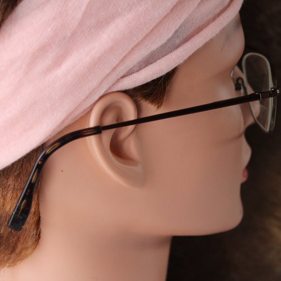 Precision 104 Brown Aviator Eyeglass Frames - Picture 4 of 8